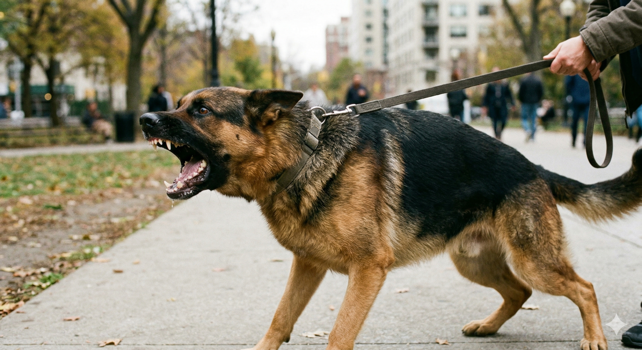 Perro hiperreactivo ladrando